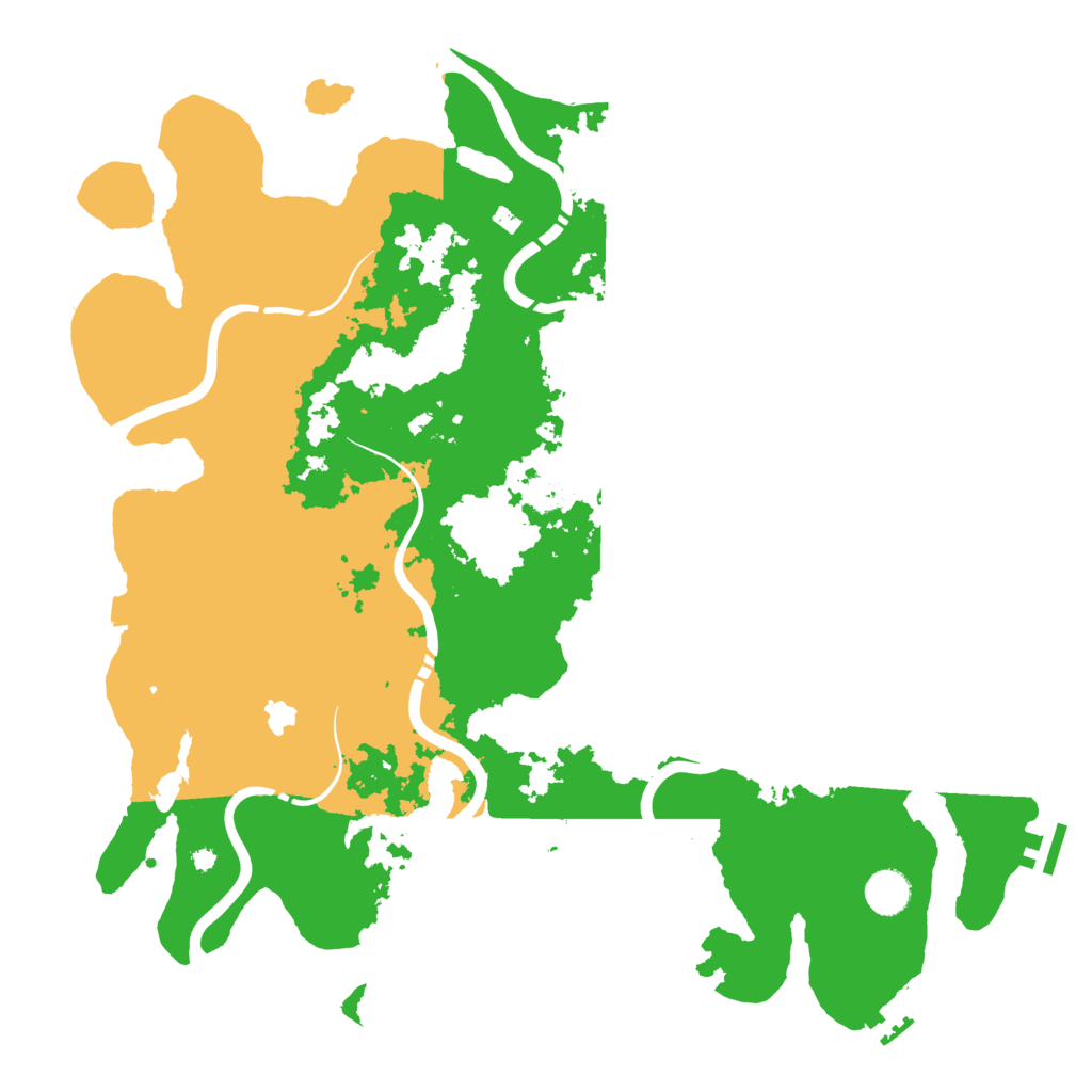 Biome Rust Map: Procedural Map, Size: 4250, Seed: 1634327854