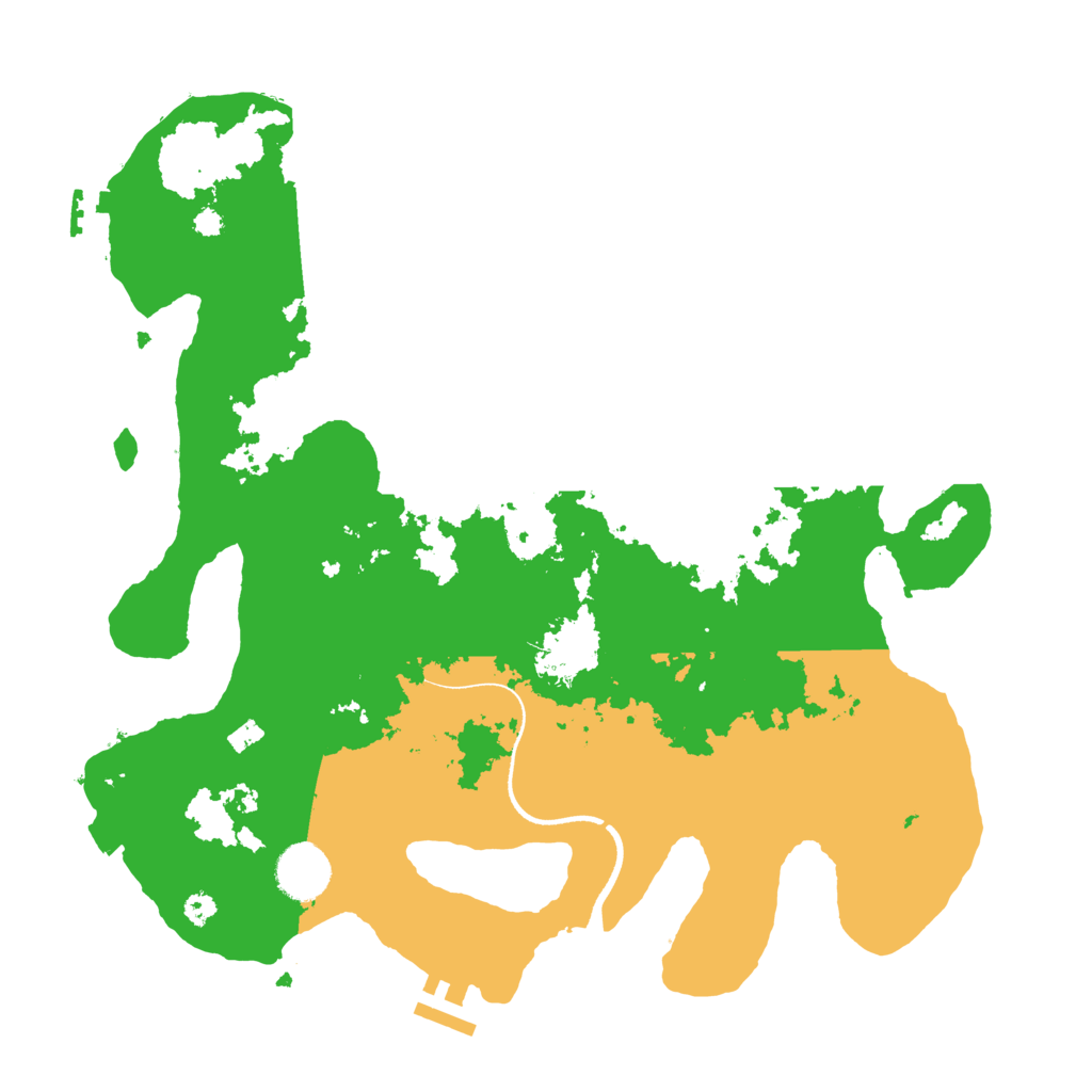 Biome Rust Map: Procedural Map, Size: 3500, Seed: 894268