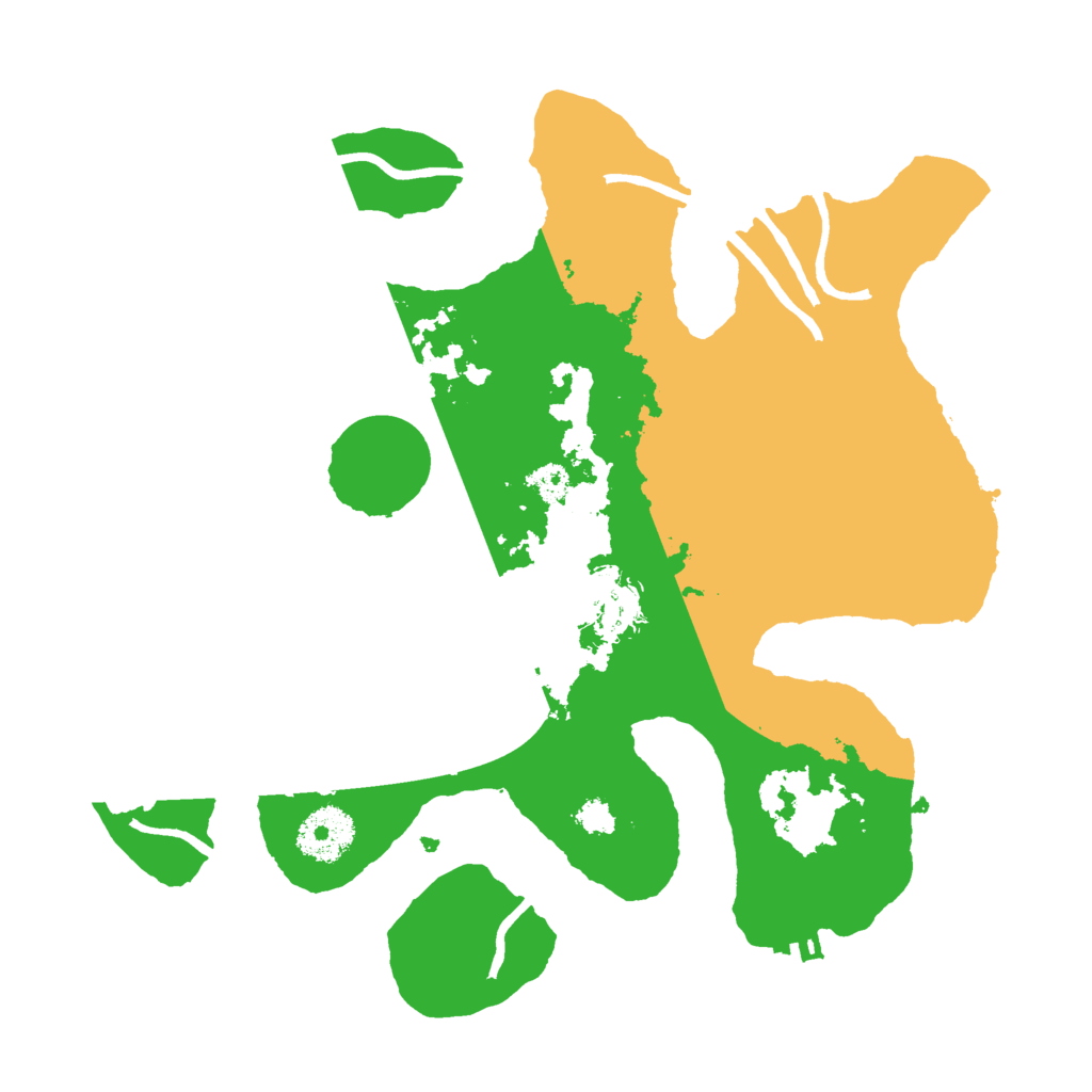 Biome Rust Map: Procedural Map, Size: 3000, Seed: 1000011