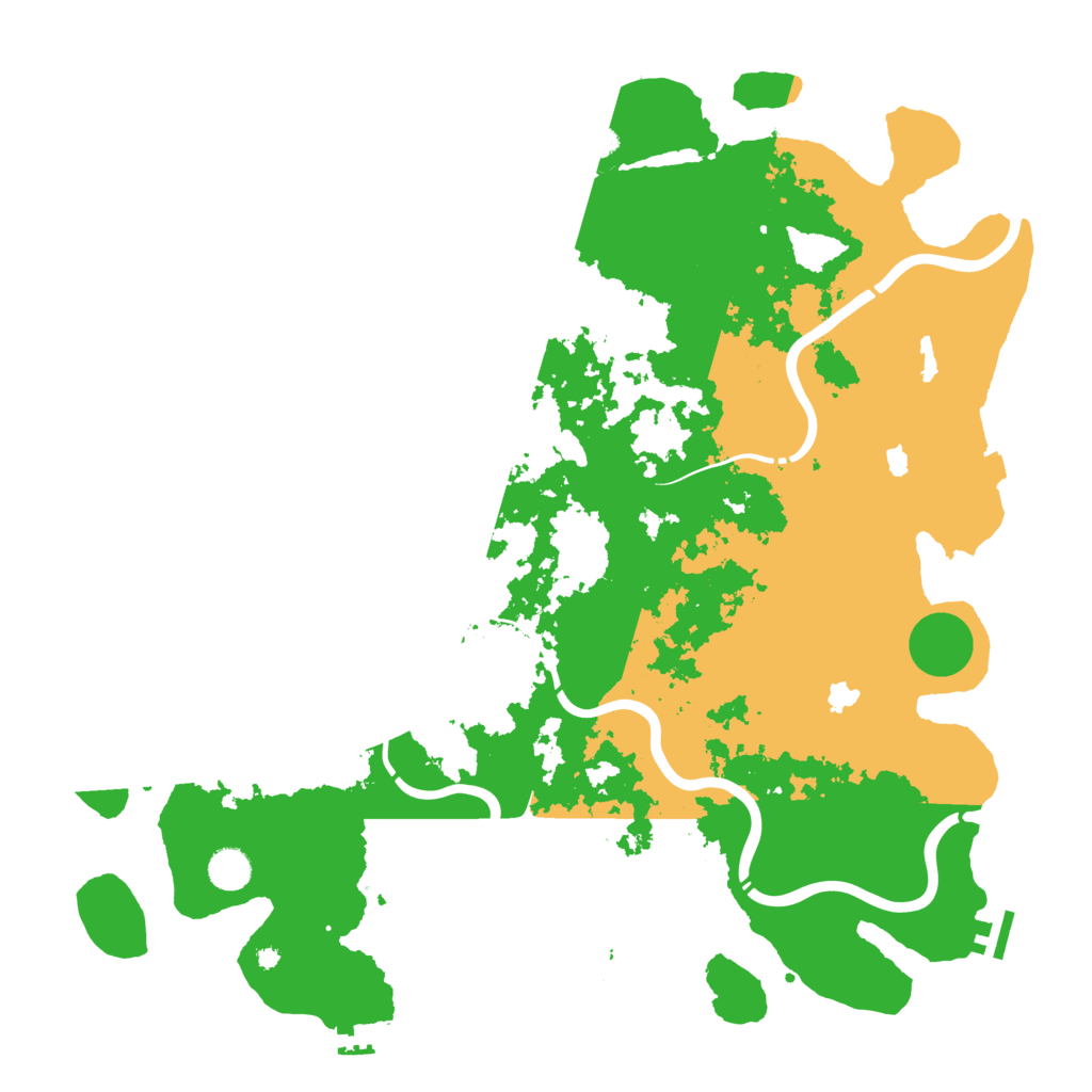 Biome Rust Map: Procedural Map, Size: 4500, Seed: 2143658