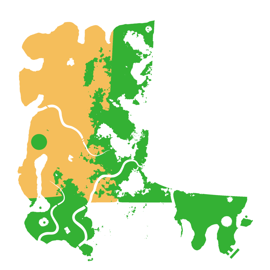 Biome Rust Map: Procedural Map, Size: 4500, Seed: 387534