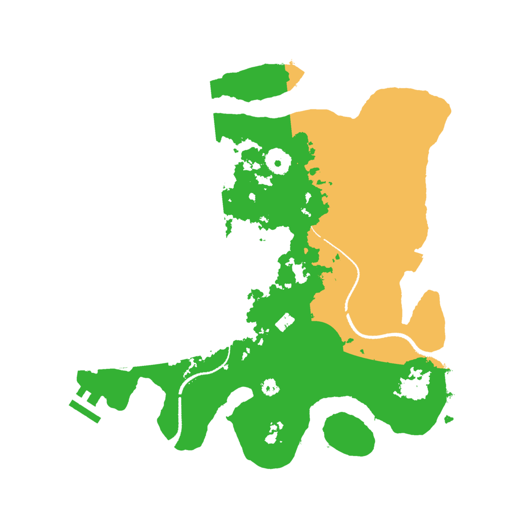 Biome Rust Map: Procedural Map, Size: 3000, Seed: 8062021