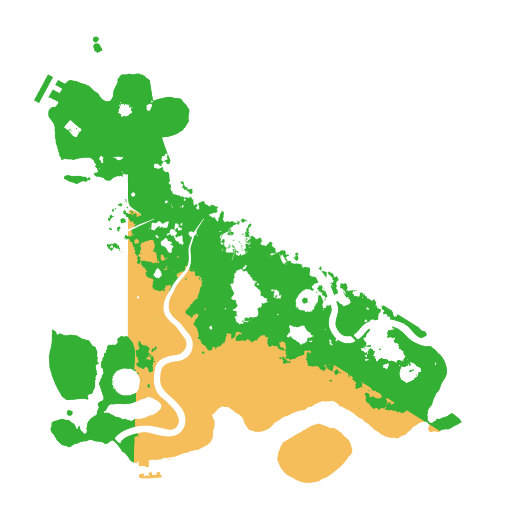 Biome Rust Map: Procedural Map, Size: 3500, Seed: 44532452