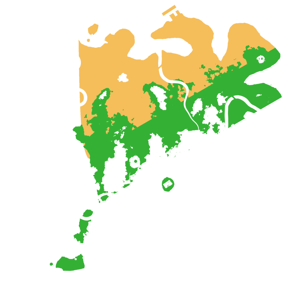 Biome Rust Map: Procedural Map, Size: 4000, Seed: 2031089119