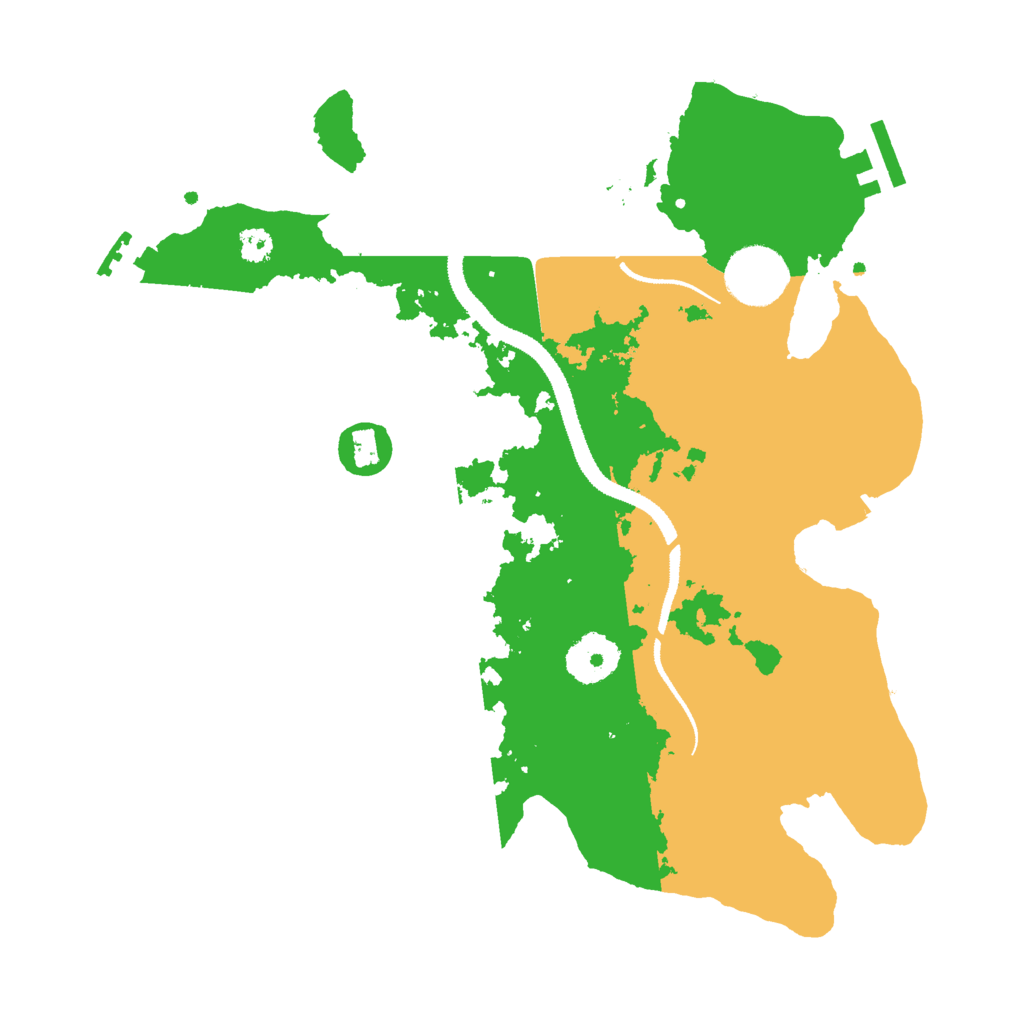 Biome Rust Map: Procedural Map, Size: 3050, Seed: 897198
