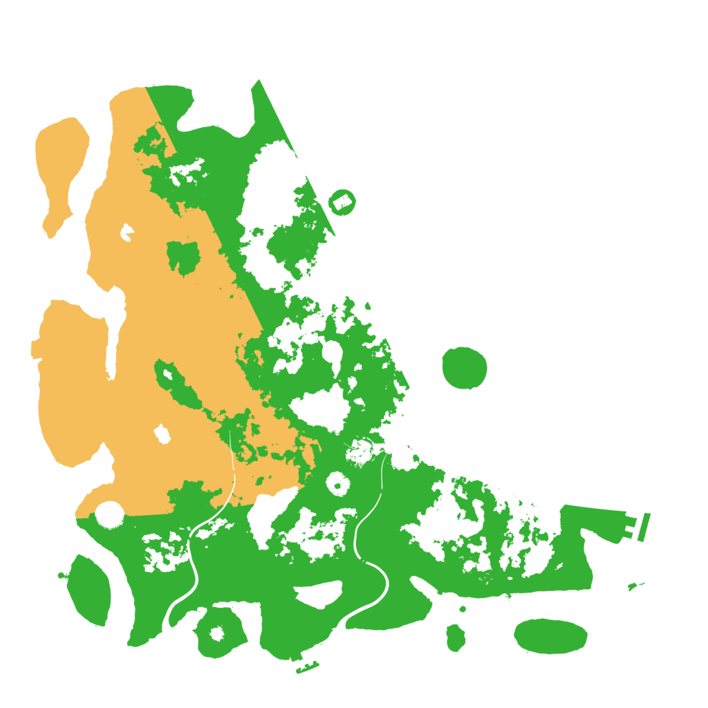 Biome Rust Map: Procedural Map, Size: 4500, Seed: 5051995