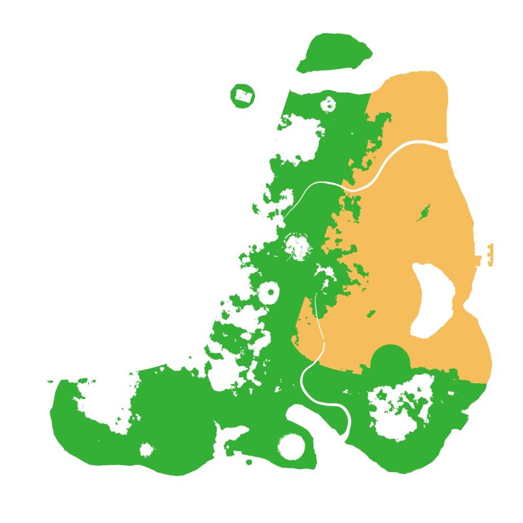 Biome Rust Map: Procedural Map, Size: 3502, Seed: 822461885