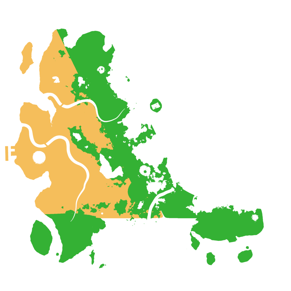 Biome Rust Map: Procedural Map, Size: 4000, Seed: 5051995