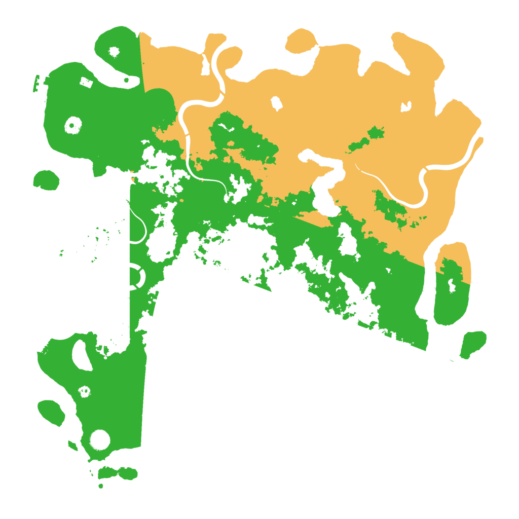 Biome Rust Map: Procedural Map, Size: 4500, Seed: 156206