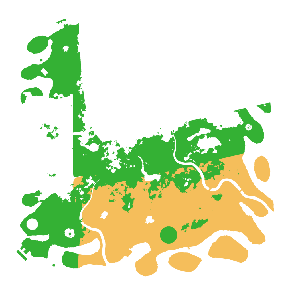 Biome Rust Map: Procedural Map, Size: 4500, Seed: 1792984718