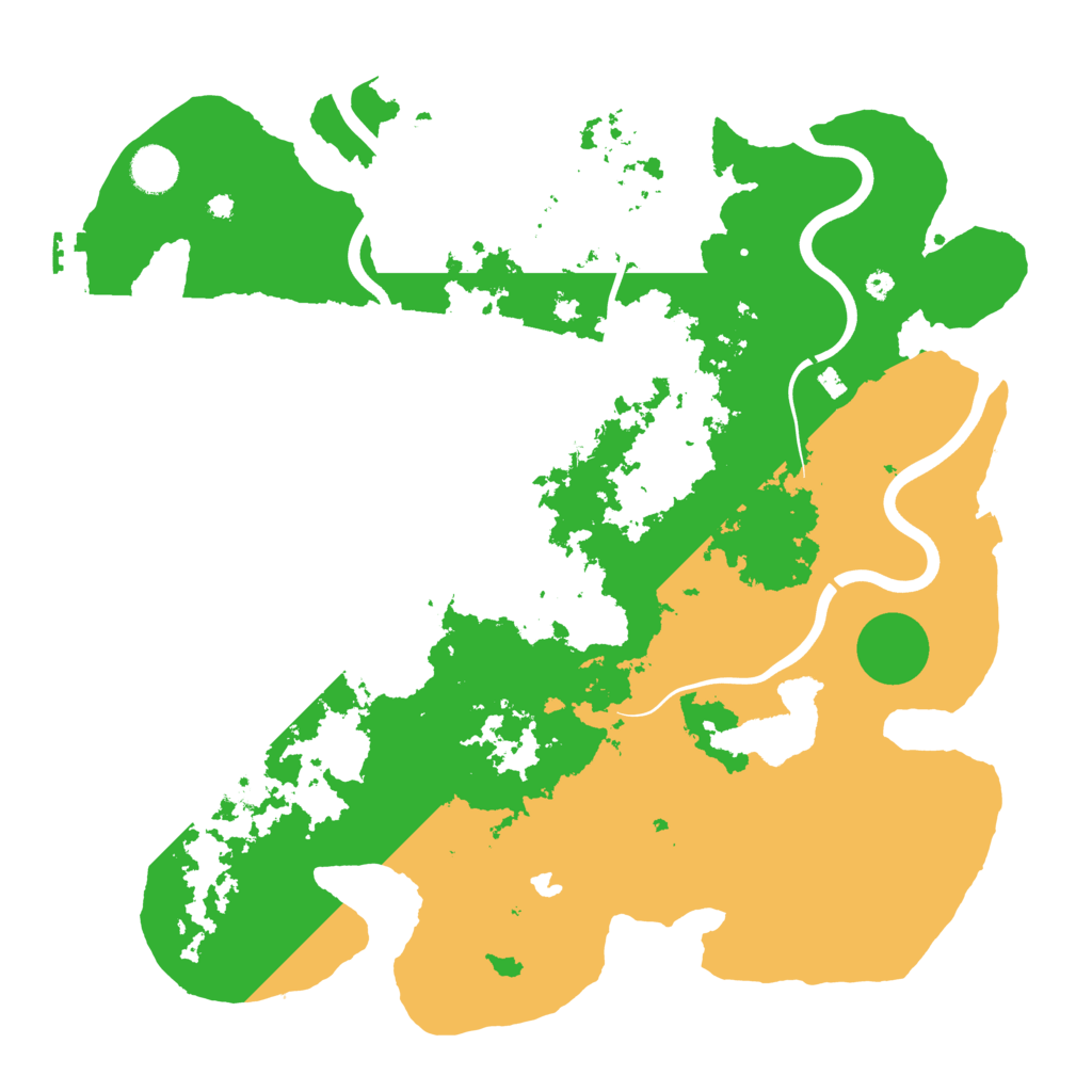 Biome Rust Map: Procedural Map, Size: 4000, Seed: 1205101896
