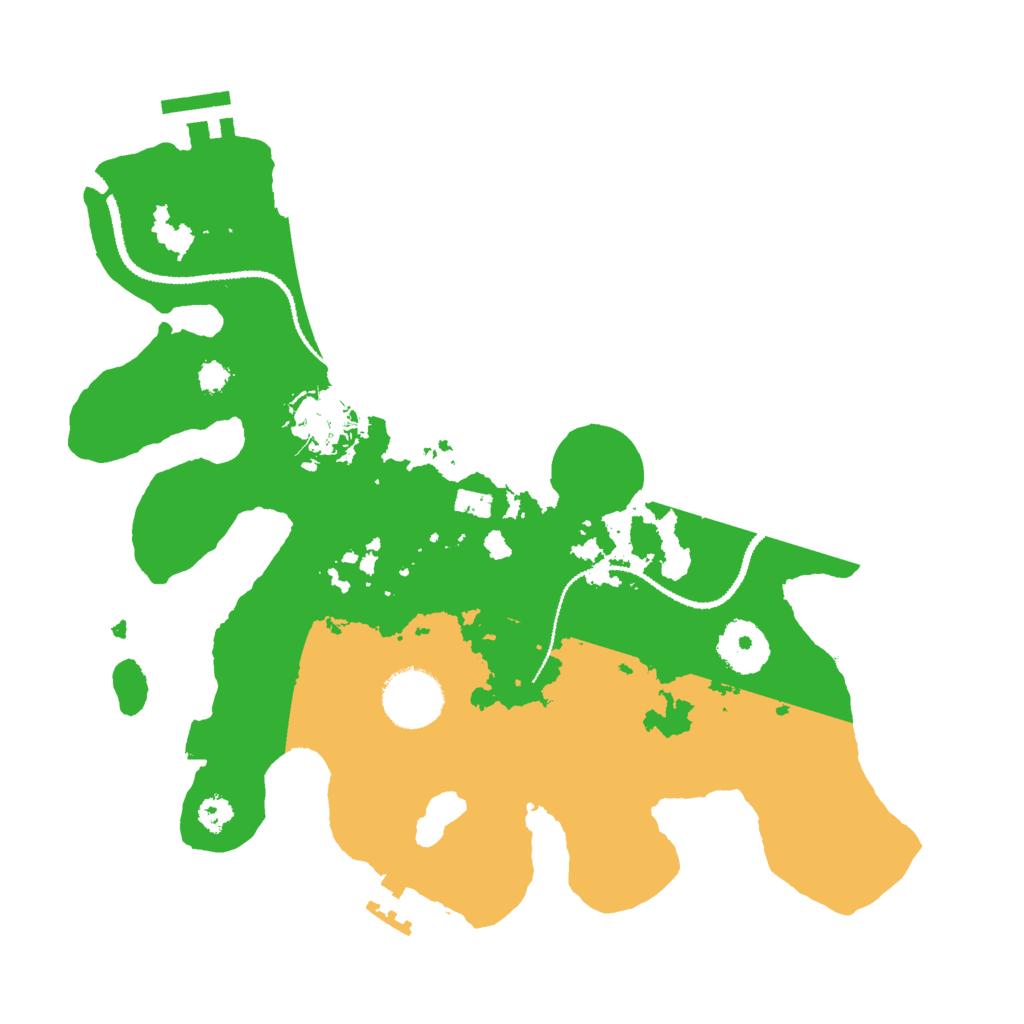 Biome Rust Map: Procedural Map, Size: 3000, Seed: 8377845