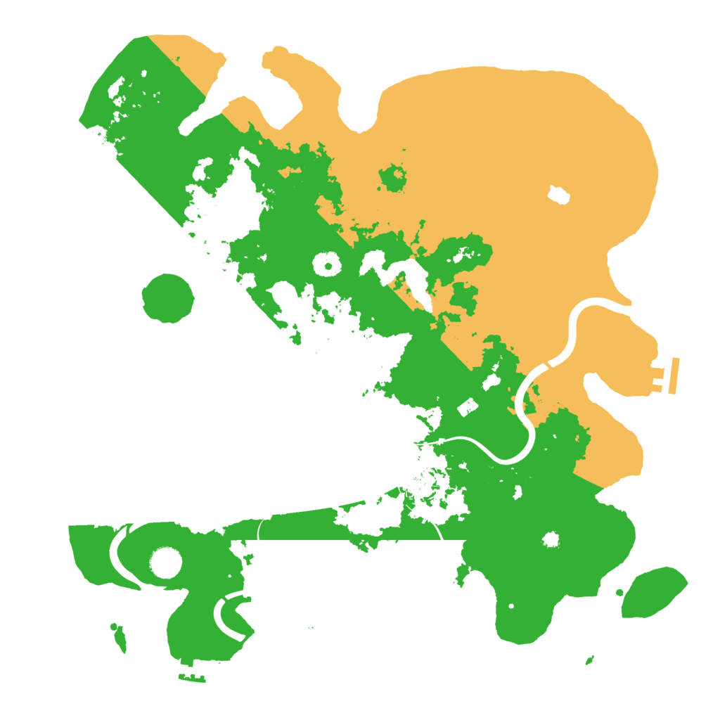 Biome Rust Map: Procedural Map, Size: 4000, Seed: 514634062