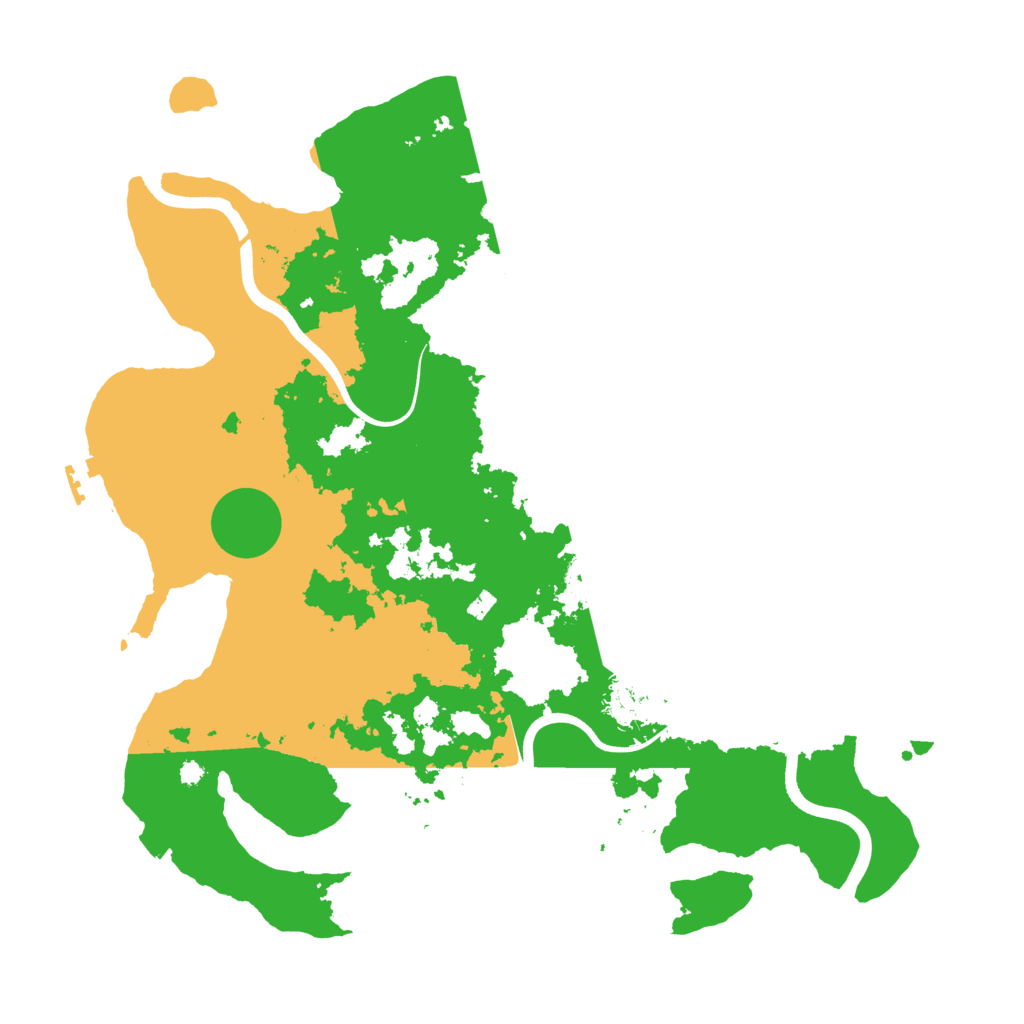 Biome Rust Map: Procedural Map, Size: 3850, Seed: 866278311