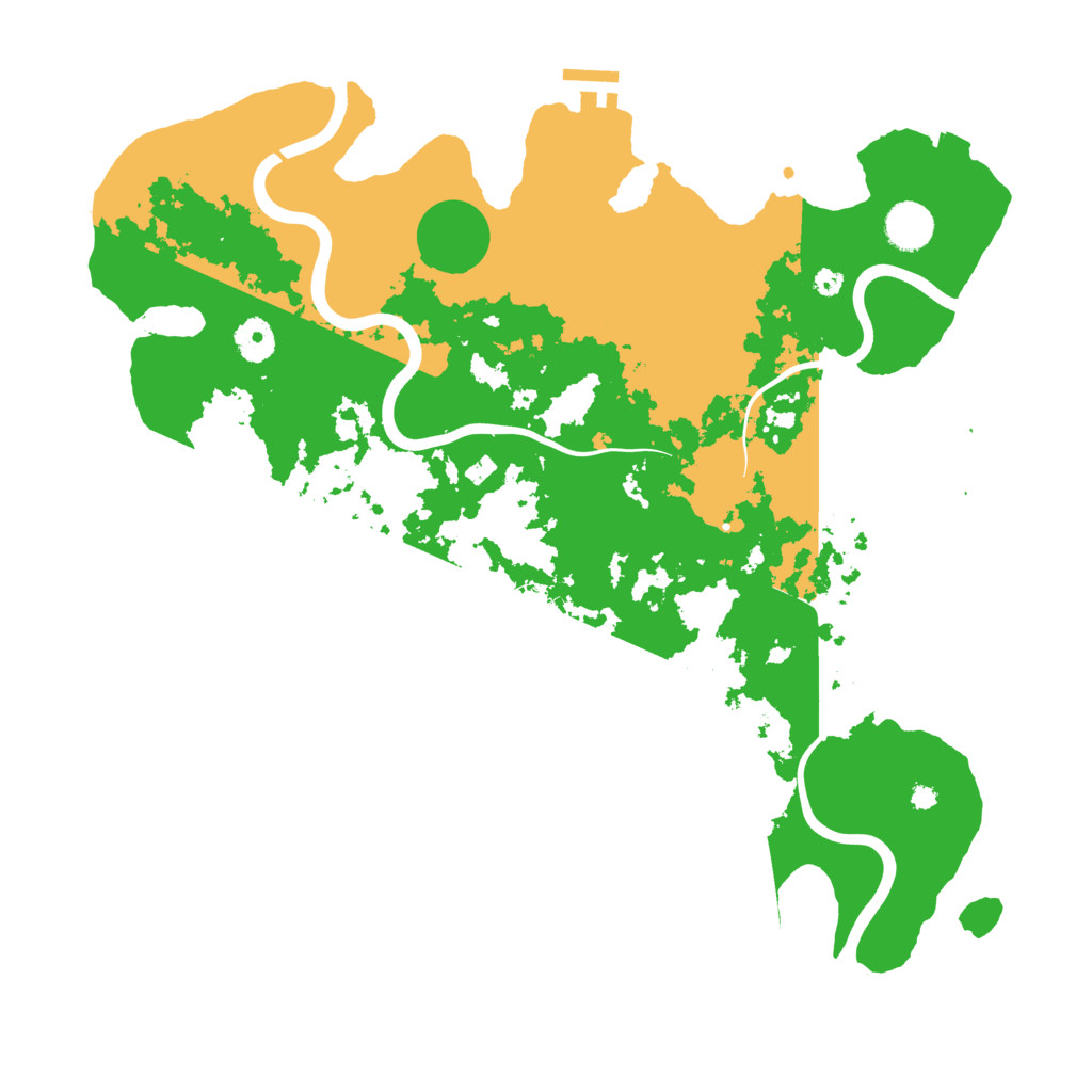Biome Rust Map: Procedural Map, Size: 3950, Seed: 709087