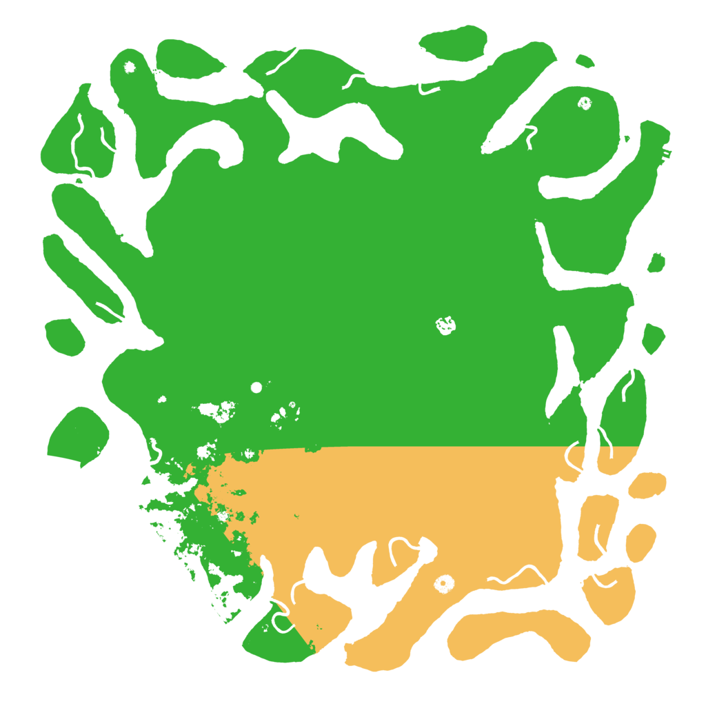 Biome Rust Map: Procedural Map, Size: 5600, Seed: 20210107
