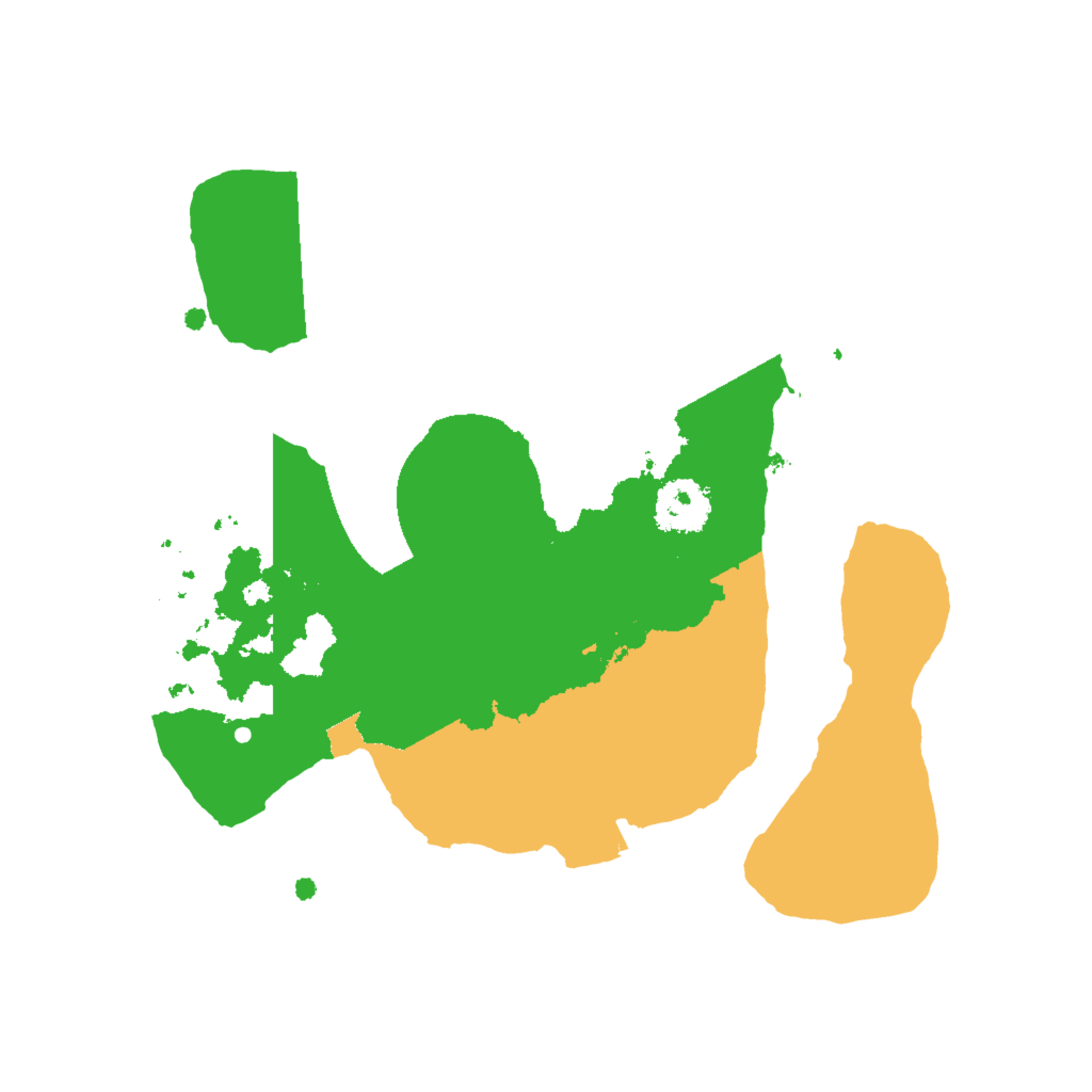 Biome Rust Map: Procedural Map, Size: 2000, Seed: 586894549