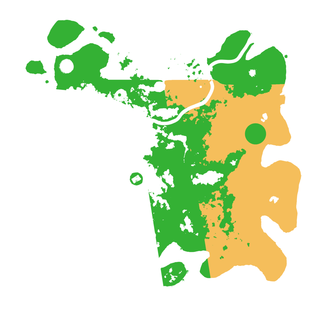 Biome Rust Map: Procedural Map, Size: 4000, Seed: 400610208