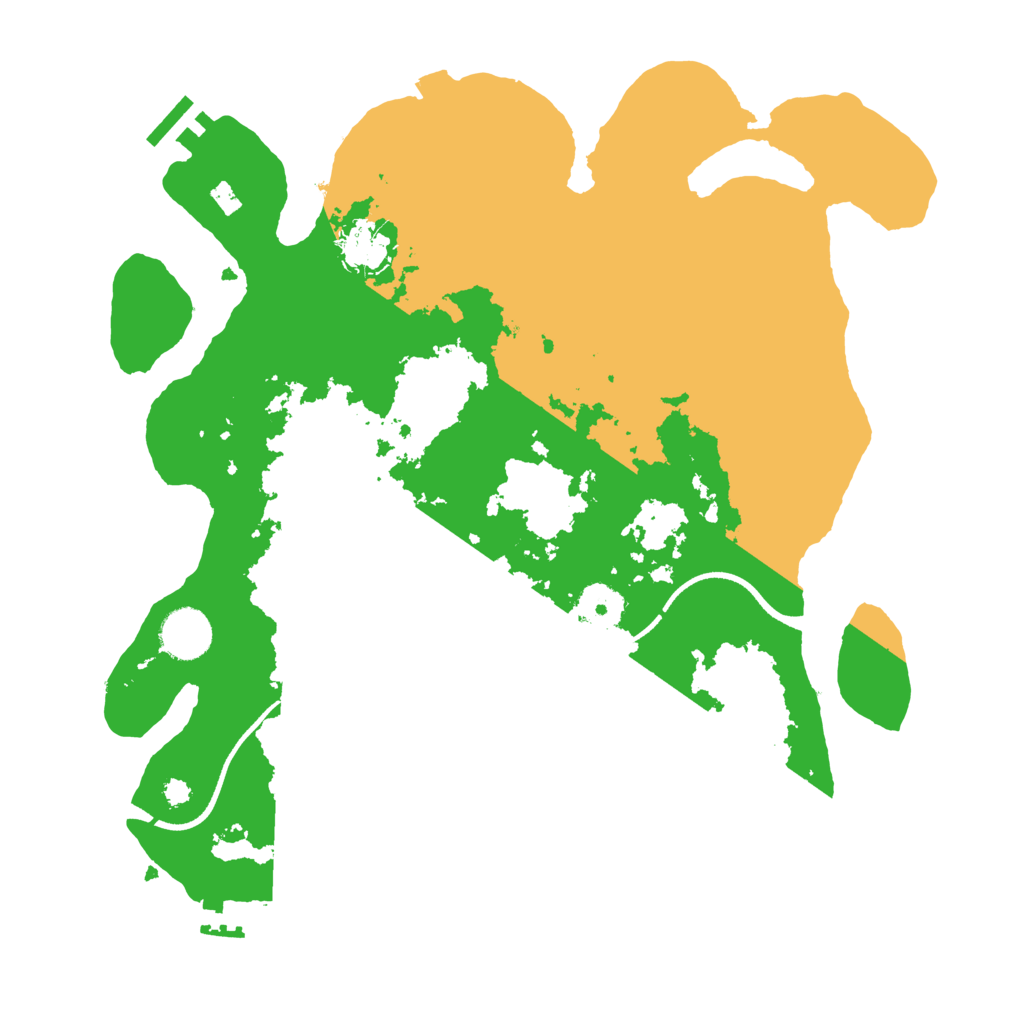 Biome Rust Map: Procedural Map, Size: 3500, Seed: 275209499