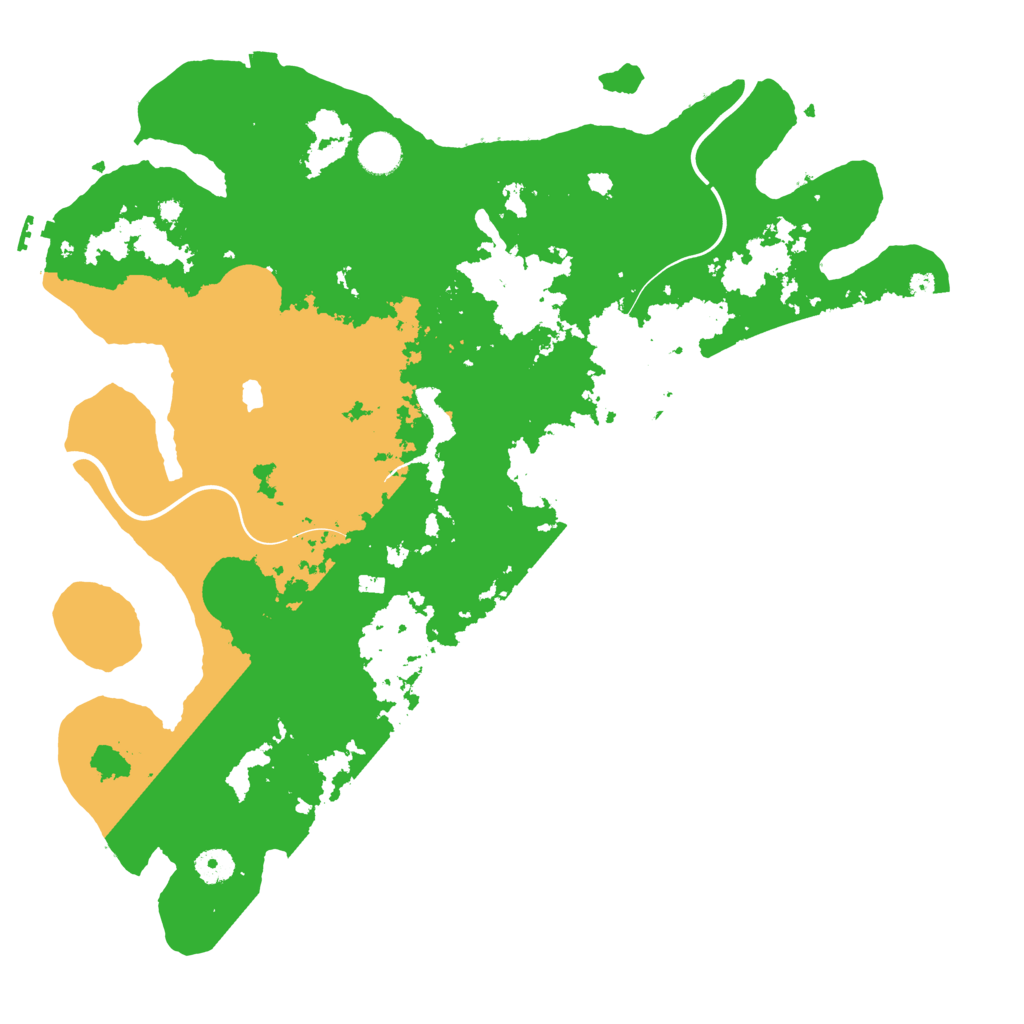 Biome Rust Map: Procedural Map, Size: 4200, Seed: 69420
