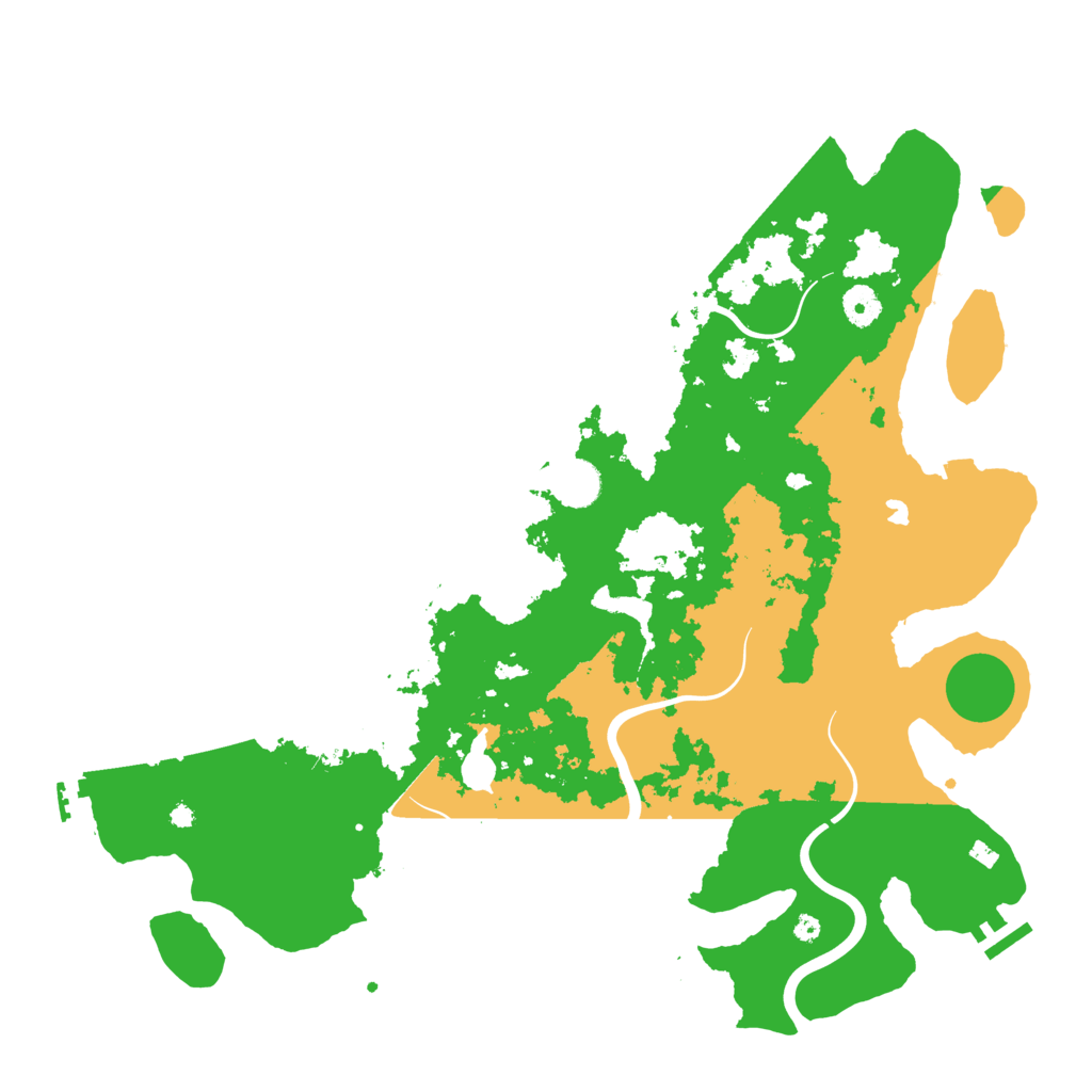 Biome Rust Map: Procedural Map, Size: 4200, Seed: 19062021