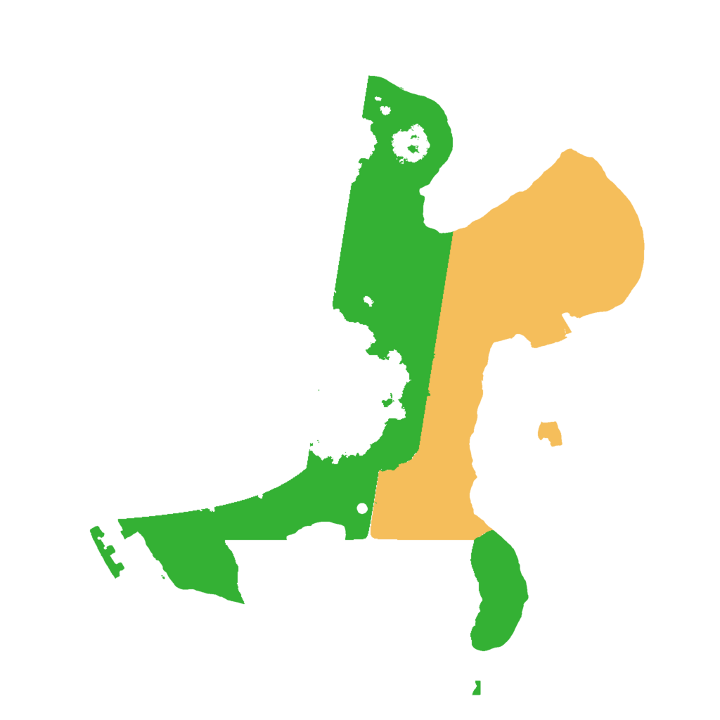 Biome Rust Map: Procedural Map, Size: 2000, Seed: 1578