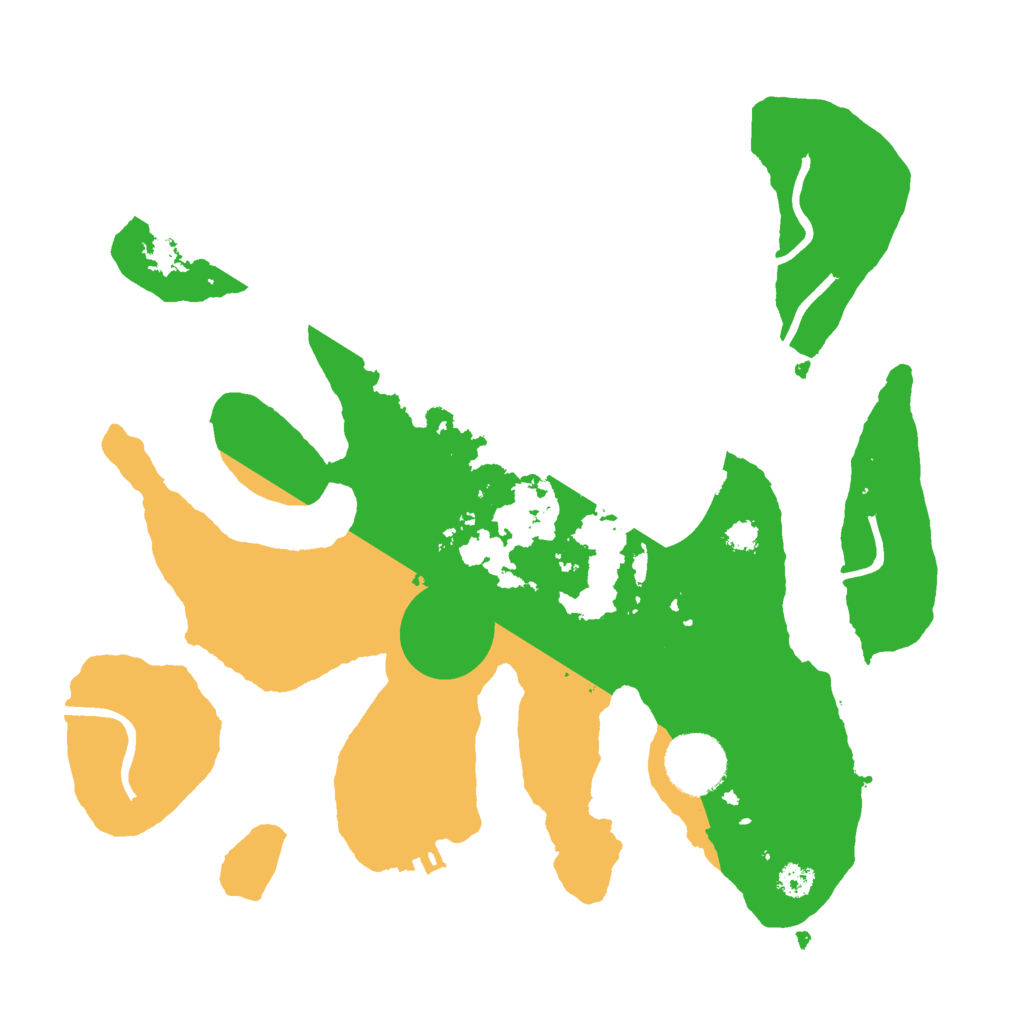 Biome Rust Map: Procedural Map, Size: 3000, Seed: 1405460263