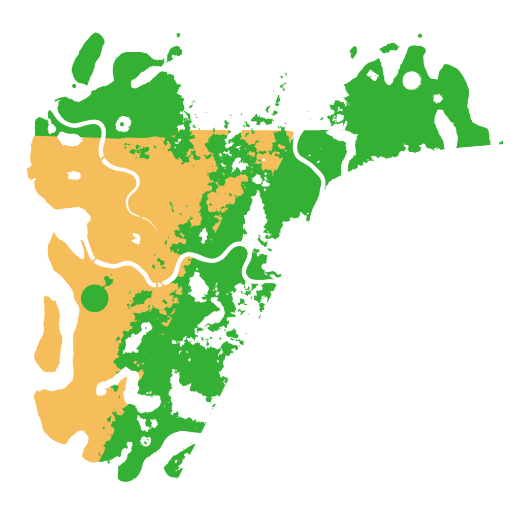 Biome Rust Map: Procedural Map, Size: 5000, Seed: 20000