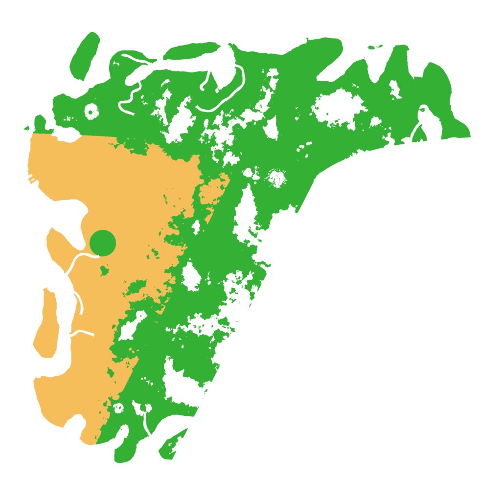 Biome Rust Map: Procedural Map, Size: 5000, Seed: 20000