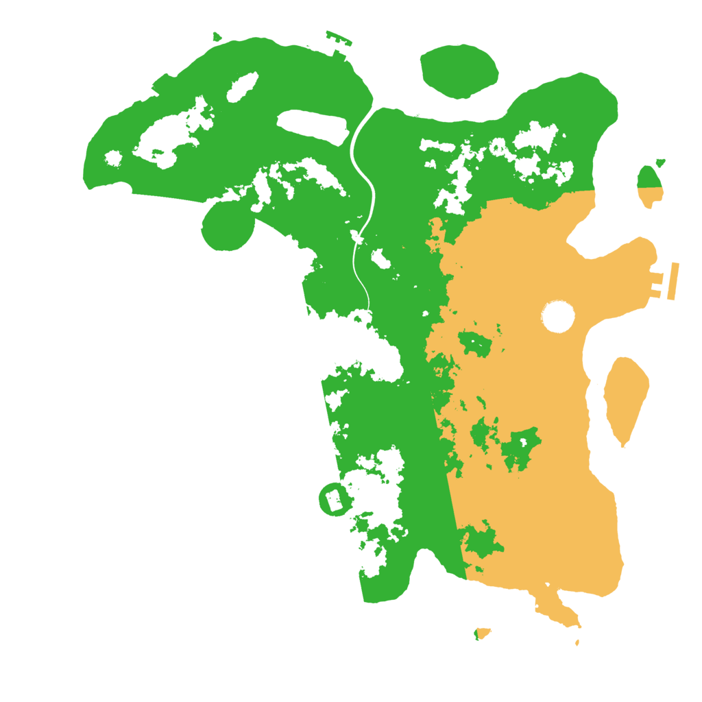 Biome Rust Map: Procedural Map, Size: 3800, Seed: 882787284