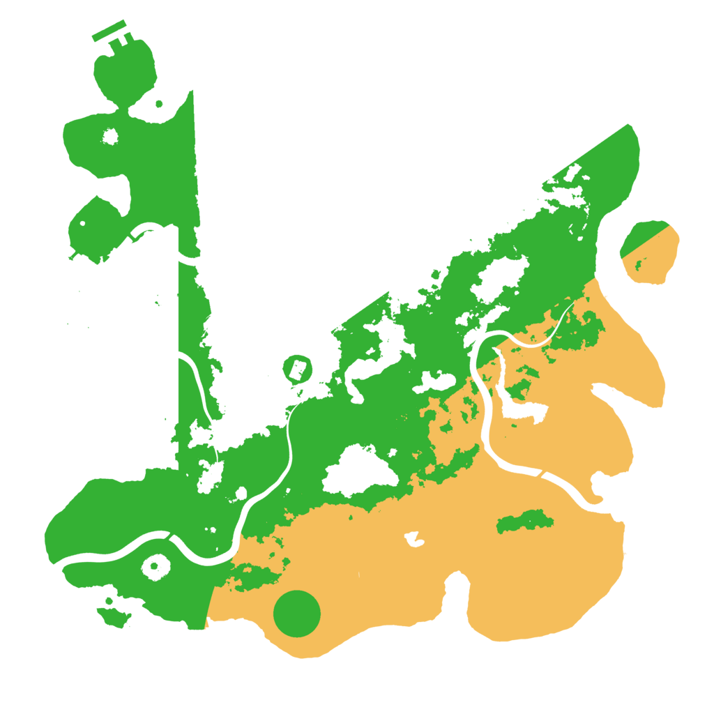 Biome Rust Map: Procedural Map, Size: 4000, Seed: 1967