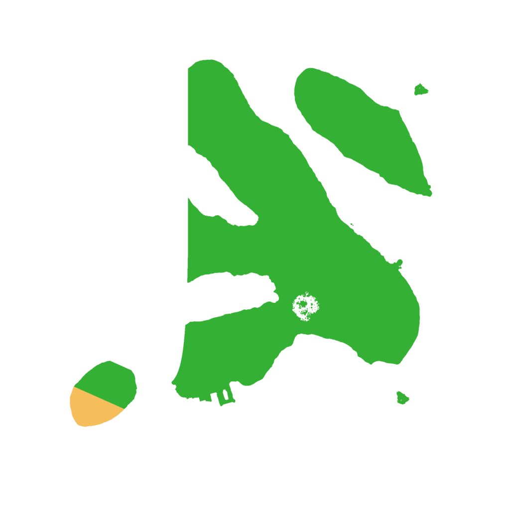 Biome Rust Map: Procedural Map, Size: 2000, Seed: 12342424