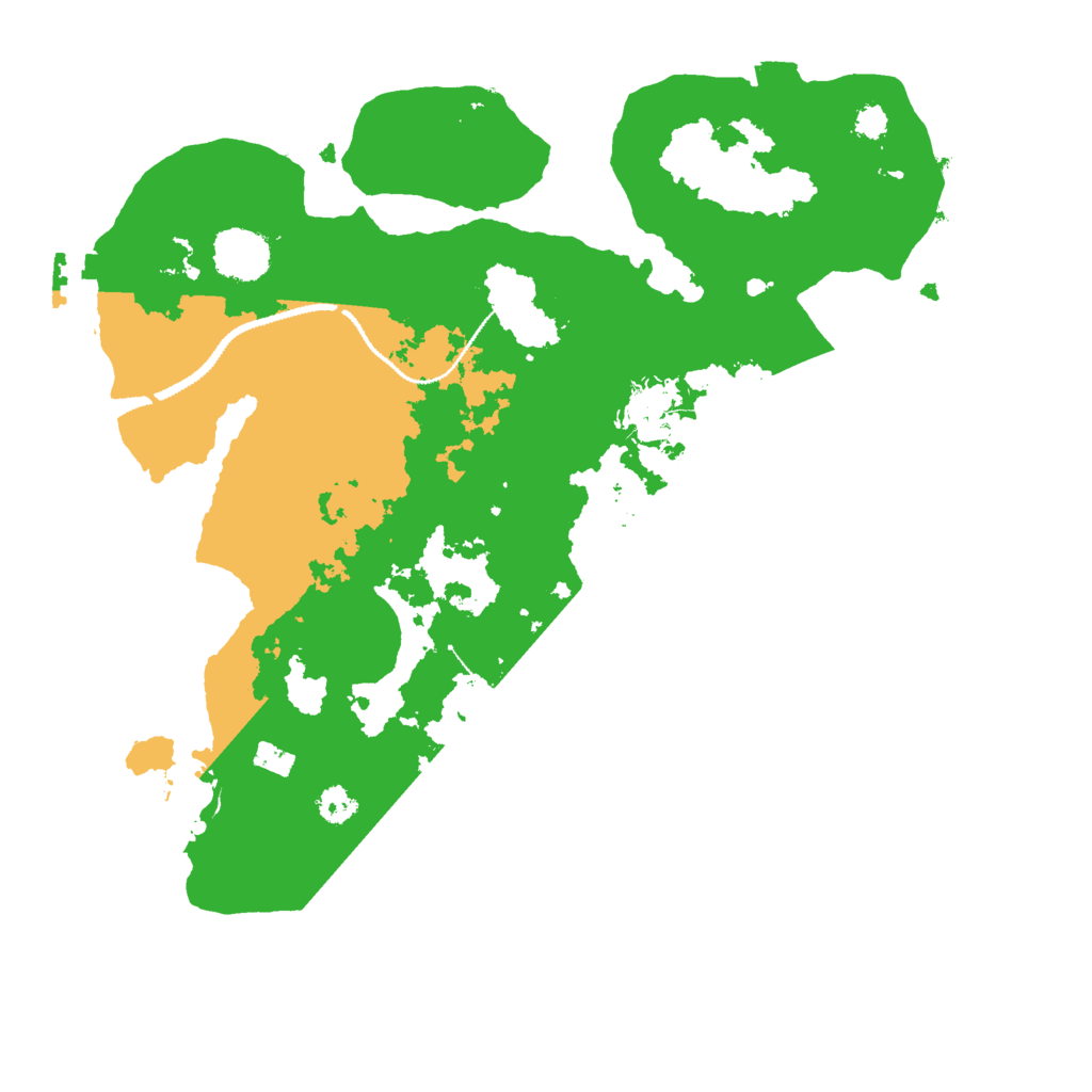 Biome Rust Map: Procedural Map, Size: 3000, Seed: 134858190