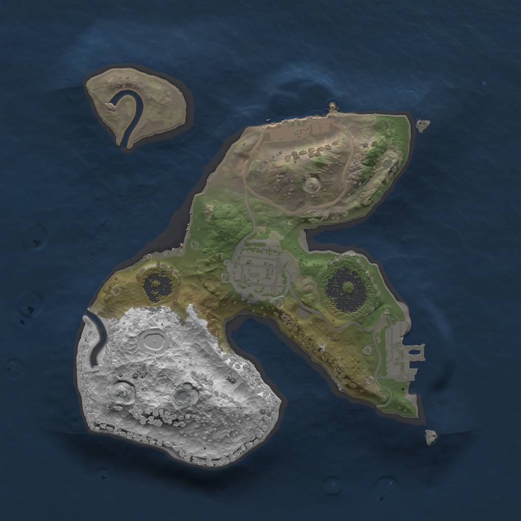 Rust Map: Procedural Map, Size: 1890, Seed: 2147483647, 10 Monuments