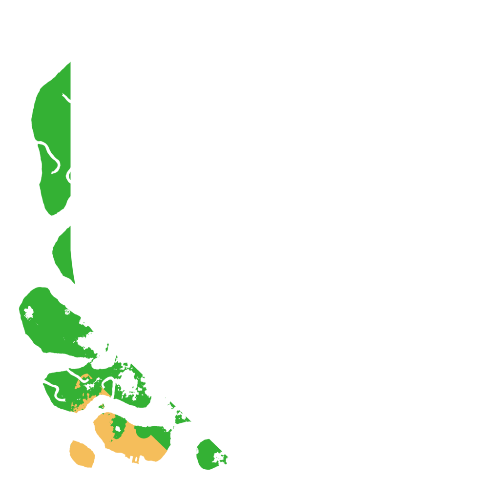 Biome Rust Map: Procedural Map, Size: 4500, Seed: 848571696