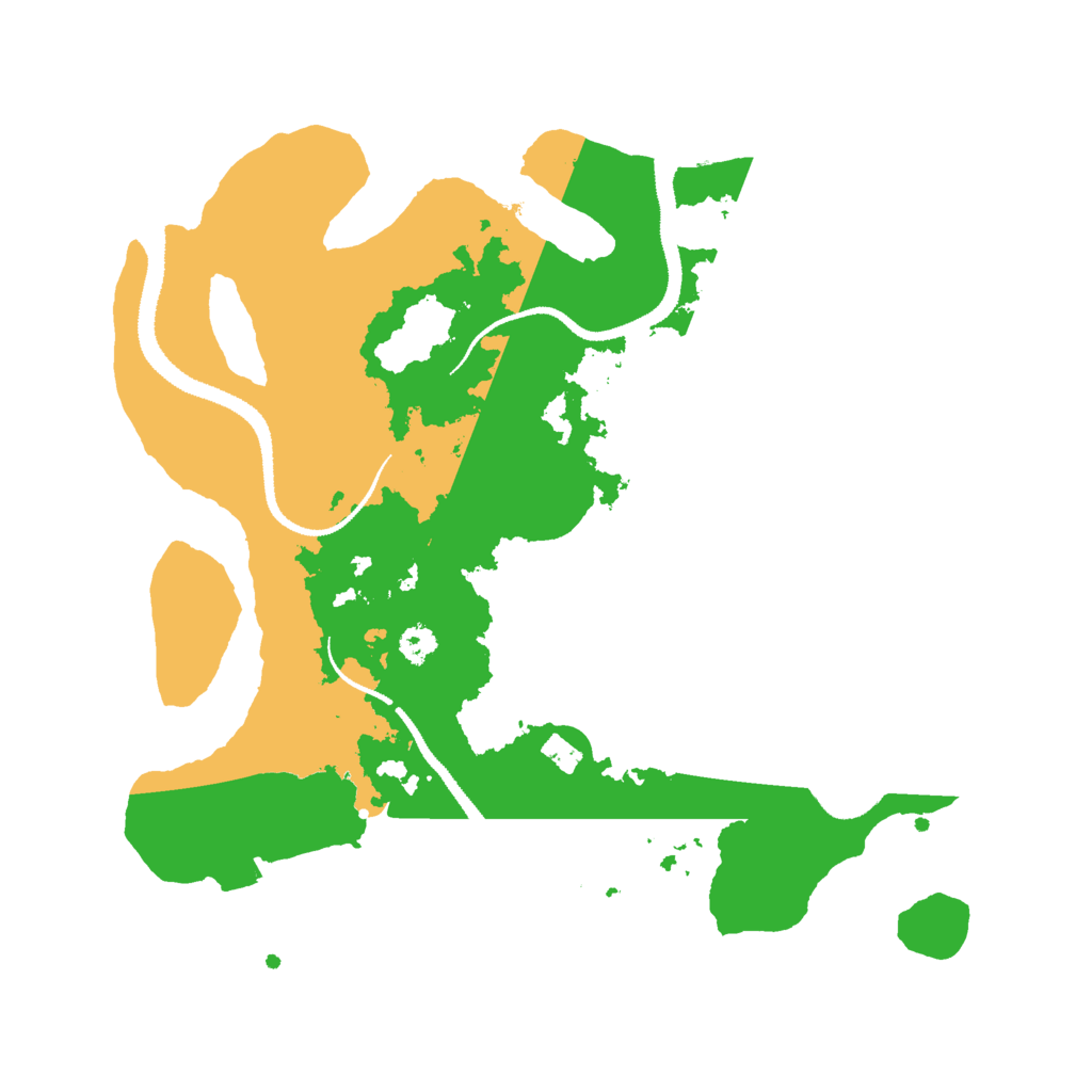 Biome Rust Map: Procedural Map, Size: 3000, Seed: 44715013