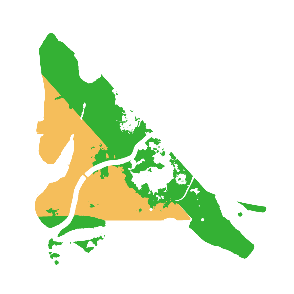 Biome Rust Map: Procedural Map, Size: 2700, Seed: 51264
