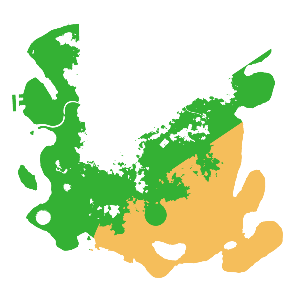 Biome Rust Map: Procedural Map, Size: 3600, Seed: 206597396