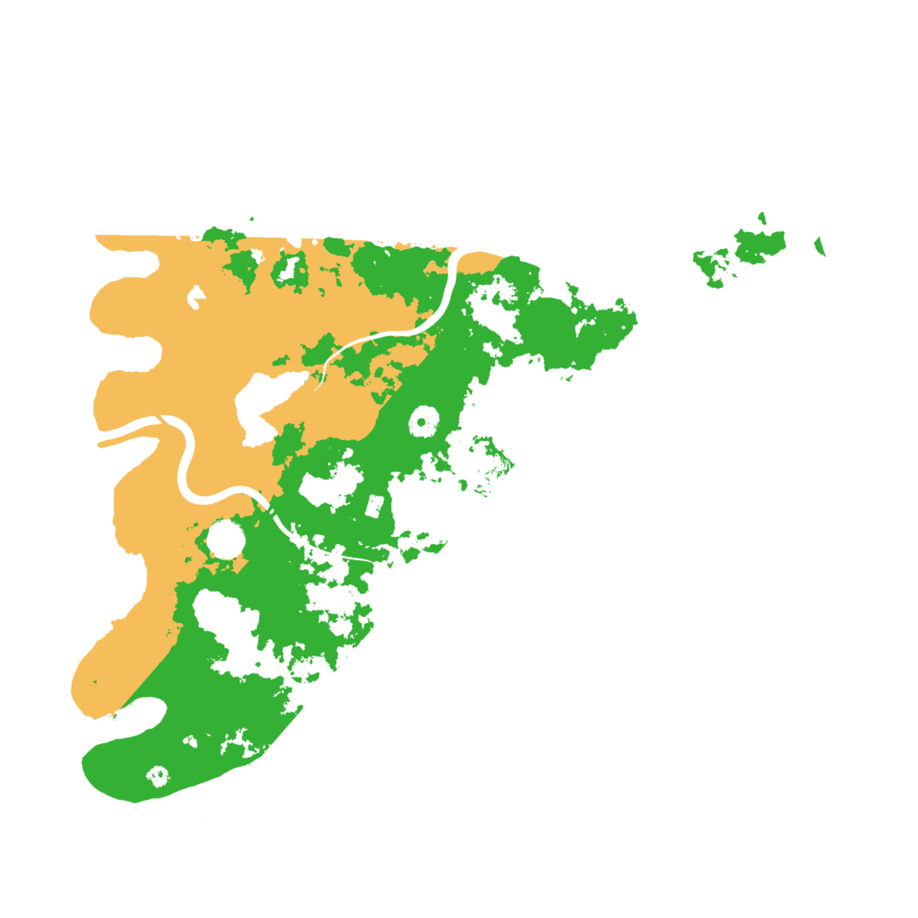 Biome Rust Map: Procedural Map, Size: 4400, Seed: 734896725