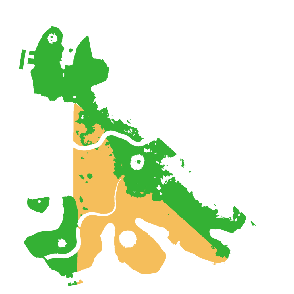 Biome Rust Map: Procedural Map, Size: 3000, Seed: 2369886