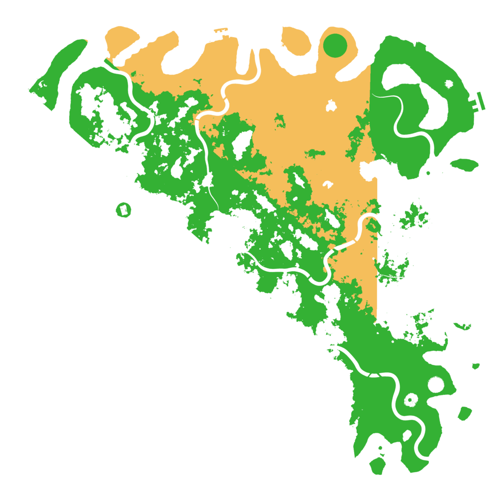 Biome Rust Map: Procedural Map, Size: 5550, Seed: 471978