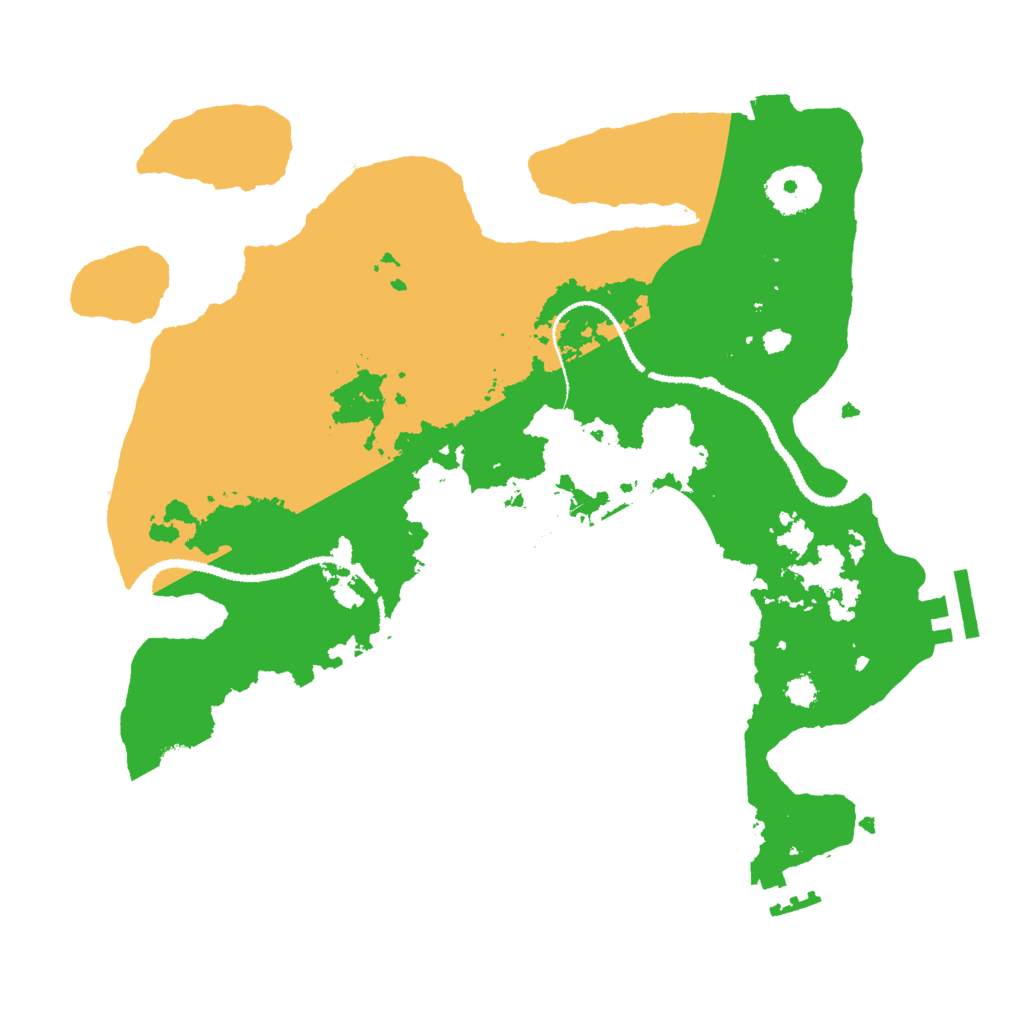 Biome Rust Map: Procedural Map, Size: 3005, Seed: 542