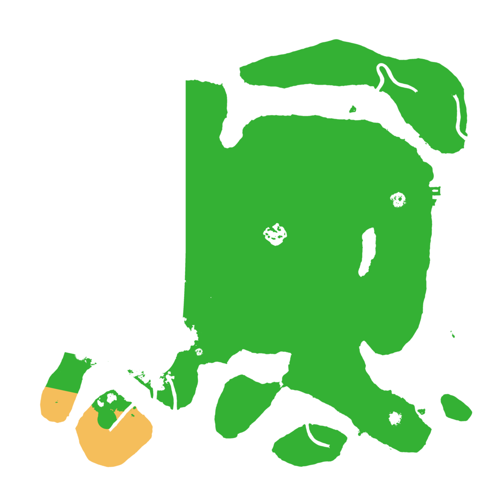 Biome Rust Map: Procedural Map, Size: 3500, Seed: 846704426