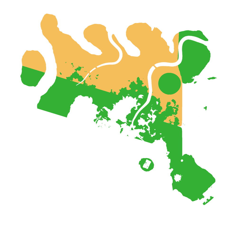 Biome Rust Map: Procedural Map, Size: 3000, Seed: 1228702601