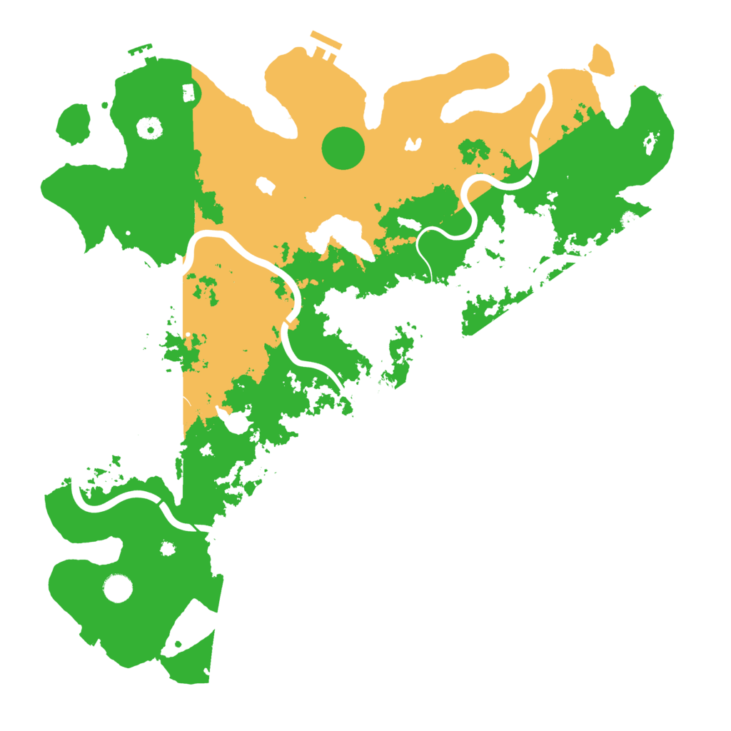 Biome Rust Map: Procedural Map, Size: 4500, Seed: 6416