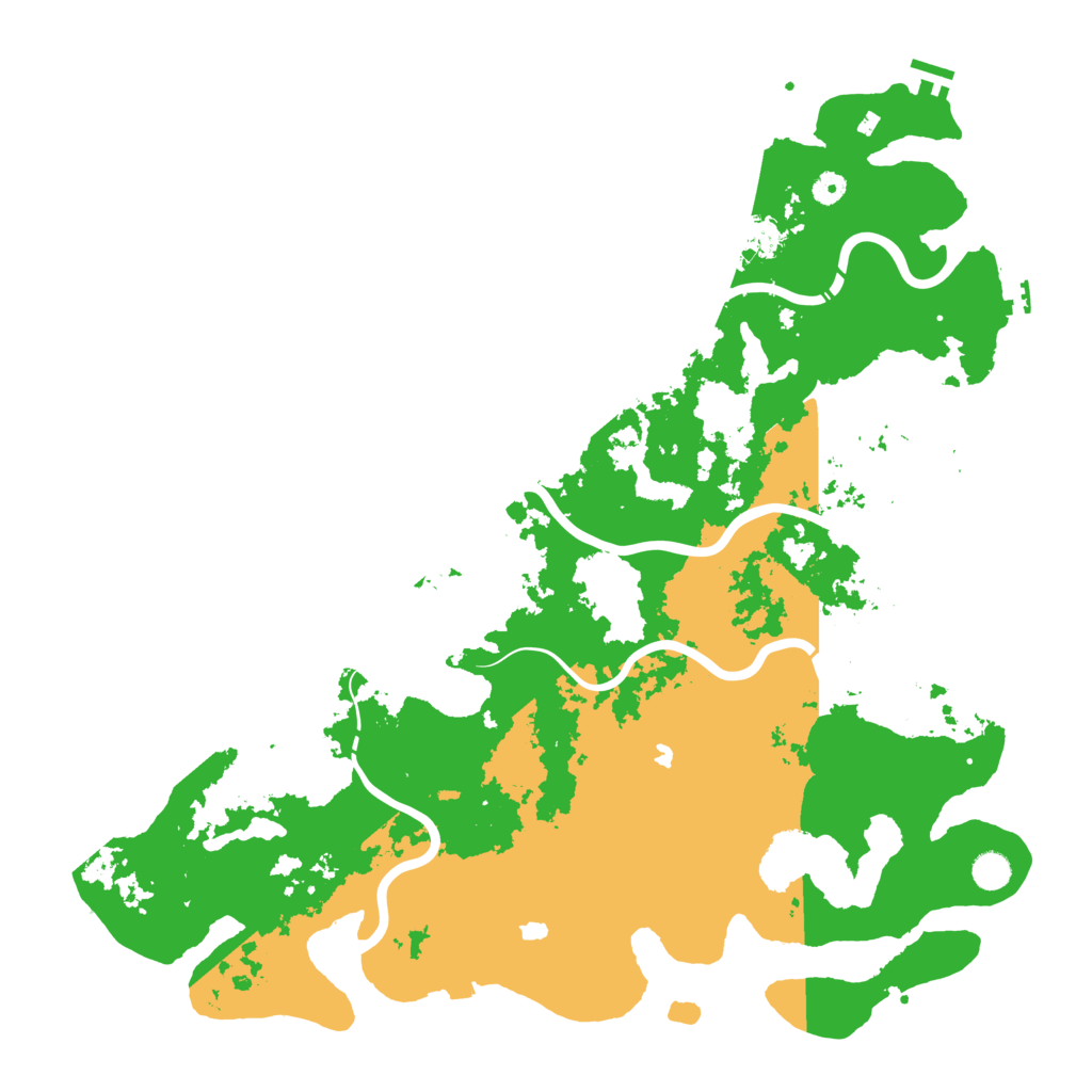 Biome Rust Map: Procedural Map, Size: 5000, Seed: 147601601