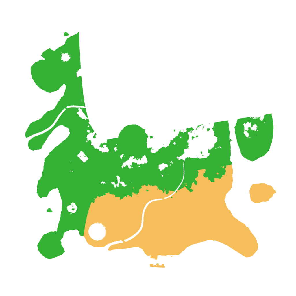 Biome Rust Map: Procedural Map, Size: 3000, Seed: 421300024