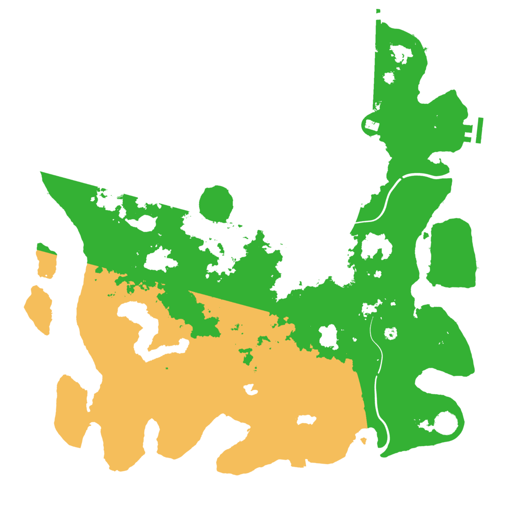 Biome Rust Map: Procedural Map, Size: 4000, Seed: 13164178