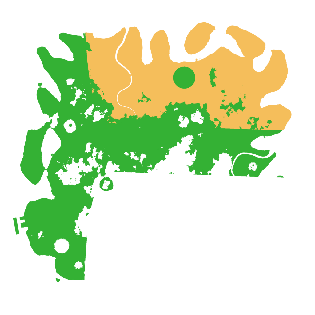 Biome Rust Map: Procedural Map, Size: 3800, Seed: 456384465