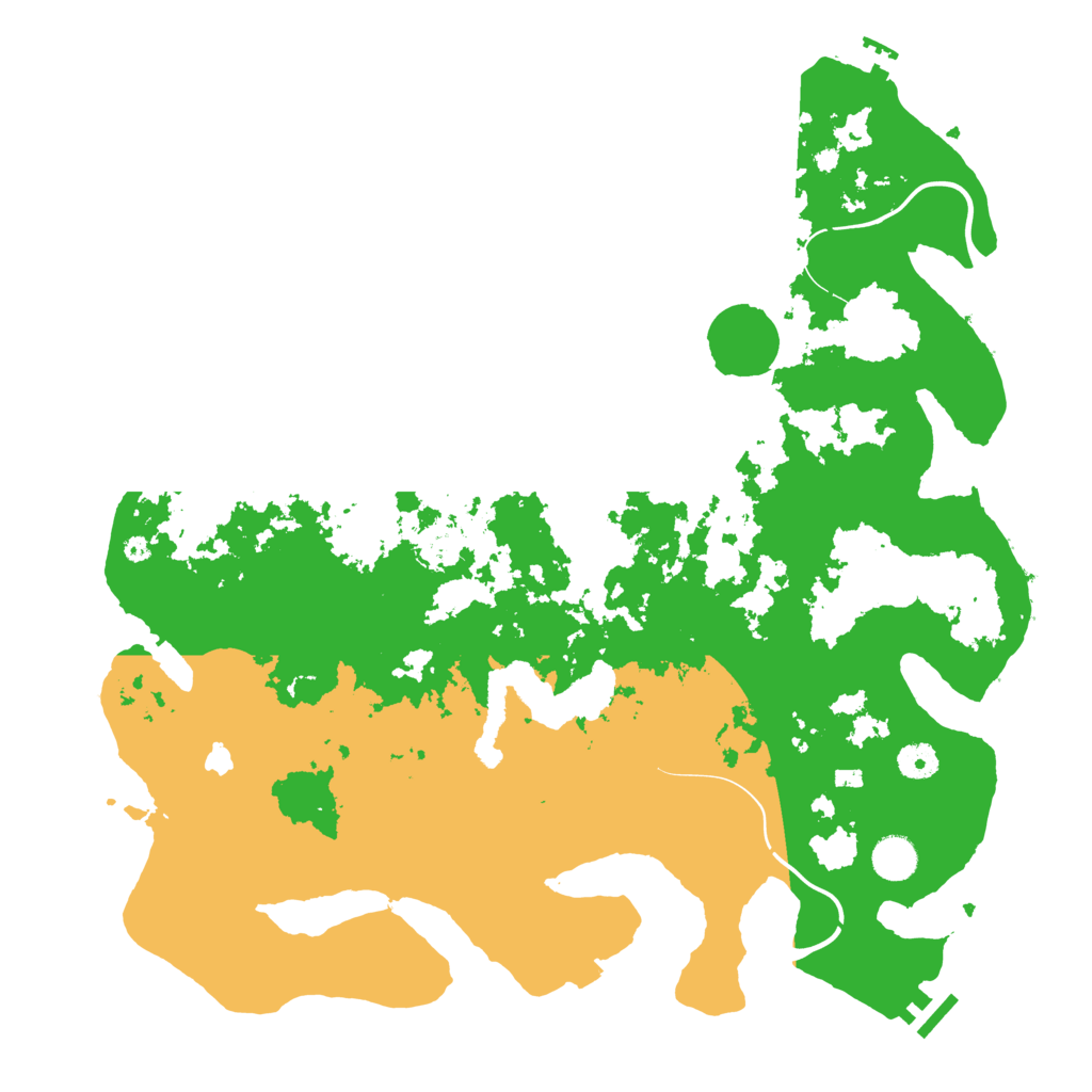 Biome Rust Map: Procedural Map, Size: 4250, Seed: 124506